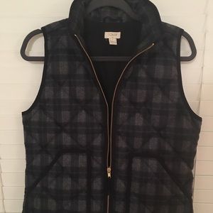 J.Crew quilted vest